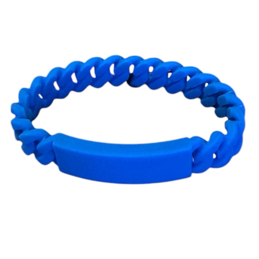 Marc by Marc Jacobs Blue Silicone Bracelet
